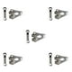 thumbnail image 1 of Naiovety 10 piezas de ganchos de metal para pantalones, sujetadores de galvanoplastia antioxidantes extraíbles portátiles reutilizables, vestidos, Type2 NO2 Naiovety CBP131594, 1 of 4