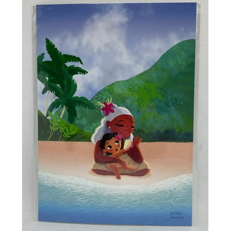 Disney Parks Moana I Will Be With You Chanani Postcard Wonderground Gallery New