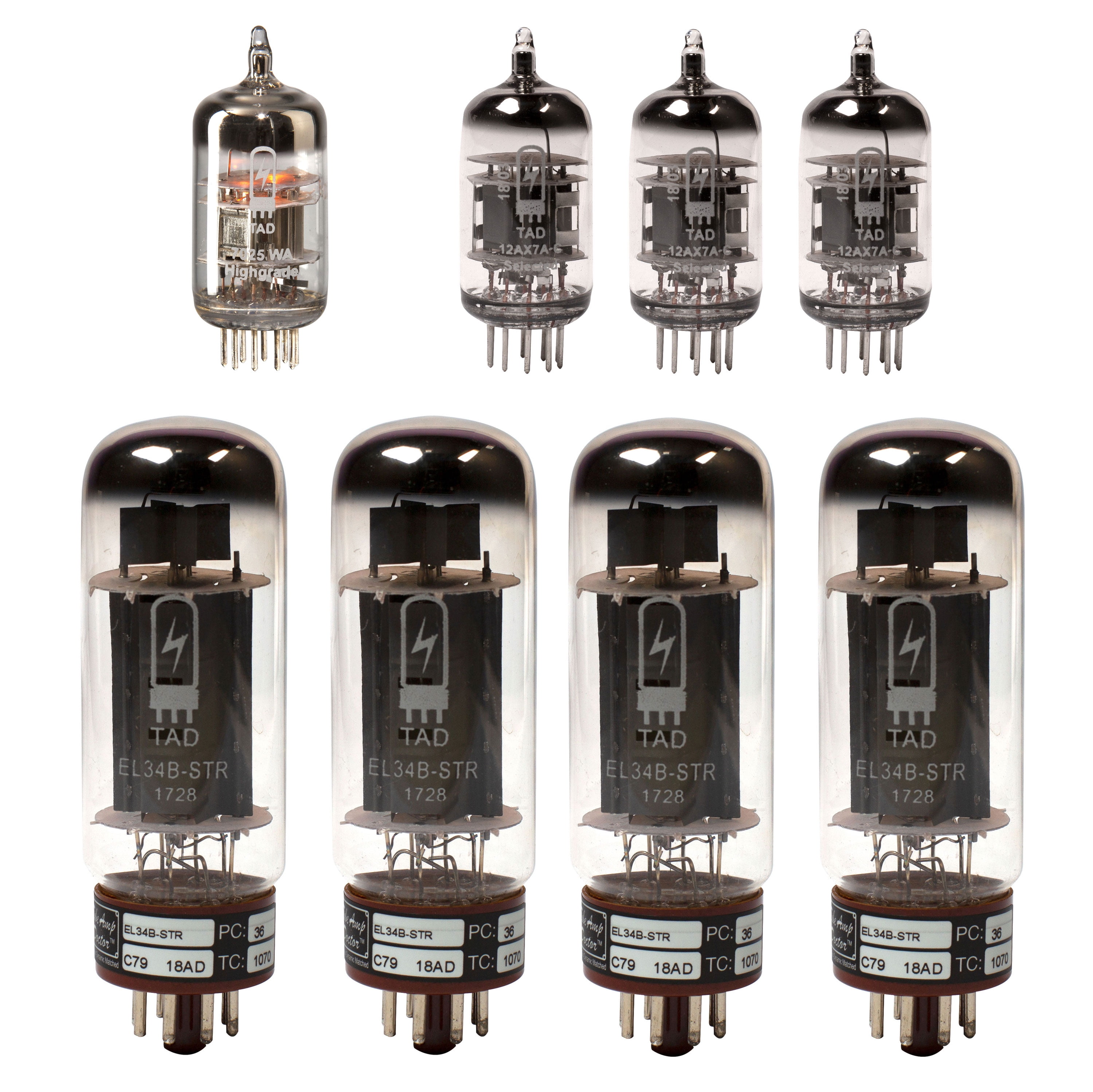 Marshall TSL 100 TAD Tube Set with Matched Power Tubes