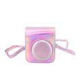 thumbnail image 1 of Fashionable PU Leather Protective Case Bag with Adjustable Shoulder Strap Fit for Fujifilm Instax Mini 12 Pink, 1 of 8