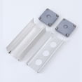 thumbnail image 4 of Caja de interruptor de botón pulsador de aluminio resistente al agua de 16 mm, 19 mm y 22 mm para equipos de control industrial con botones de metal, 1, 2, 3, 4, 5 y 6 orificios, 4 of 5