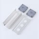thumbnail image 4 of Caja de interruptor de botón pulsador de aluminio resistente al agua de 16 mm, 19 mm y 22 mm para equipos de control industrial con botones de metal, 1, 2, 3, 4, 5 y 6 orificios, 4 of 5