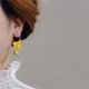 thumbnail image 5 of Jumpingount Pendientes largos de borla, colgante de bola de flores, aniversario de boda asimétrico, joyería delicada, regalos para niñas y Ropa, zapatos y accesorios Miscelánea, 5 of 6