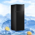 thumbnail image 2 of TACOOL Apartment Size Mini Fridge Dual Door 2.65Cu.ft Dorm Refrigerator, Black, New, 2 of 9
