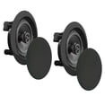 thumbnail image 1 of Bocinas Empotrables Pyle Blanco con Tweeter de Polímero y Potencia de 150 Watts, 1 of 6