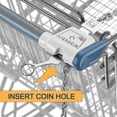 thumbnail image 4 of 2pcs Shopping Trolley Release Key - Stainless Steel Removable,sliver, 4 of 5