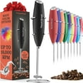 thumbnail image 1 of Milk Frother Peach Street, potente portátil, de acero inoxidable, 1 of 8