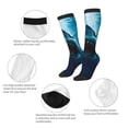 thumbnail image 3 of Fotbe Open-Mouthed Shark Calcetas Divertidas Estampadas para Hombre y Mujer, Calcetas de Algodón hasta la Rodilla para Caminar, Correr, Enfermería y Embarazo, 3 of 6