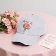 thumbnail image 5 of Roiihwy Basketball Mom Hat for Women Grandma, White, 21.7"-23.6", Adjustable Cotton Mama Mother's Day Gifts Baseball Cap, 5 of 6