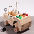 thumbnail image 3 of Car Screwdriver Board Set, Wooden Busy Truck Kids Tools Promote Learning  for Home for Travel, 3 of 7