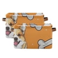 thumbnail image 2 of Bones Dogs Storage Bins Baskets With Handles Storage Box Clothes Organizer Organization Toys, 2 of 7