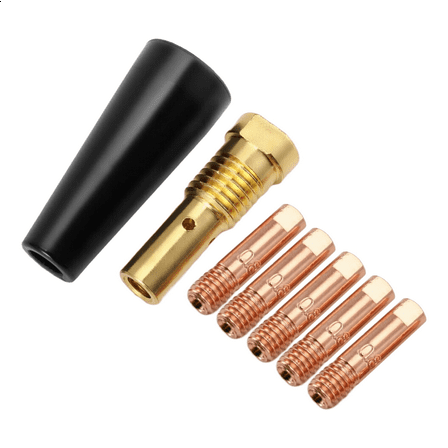 7Pcs/Set Gasless Nozzle Tips for FC90 Flux-Cored Wire Feed 0.8mm MIG Welder Welding Tools