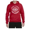 thumbnail image 2 of Wild Bobby,Dad Man Myth Legend Funny Dad Uncle Papa Granpa Dad Gift, Father's Day, Unisex Graphic Hoodie Sweatshirt, Red, Medium, 2 of 3