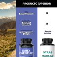 thumbnail image 3 of Daily Essentials Con Vitamina C Capsulas Y Betaglucanos | Raíz De Jengibre, Ajo, Orégano (Aceite de Oregano), Zinc Y Vitamina D3 | Vitaminas Mujer /Hombre - 60 Caps, 3 of 6