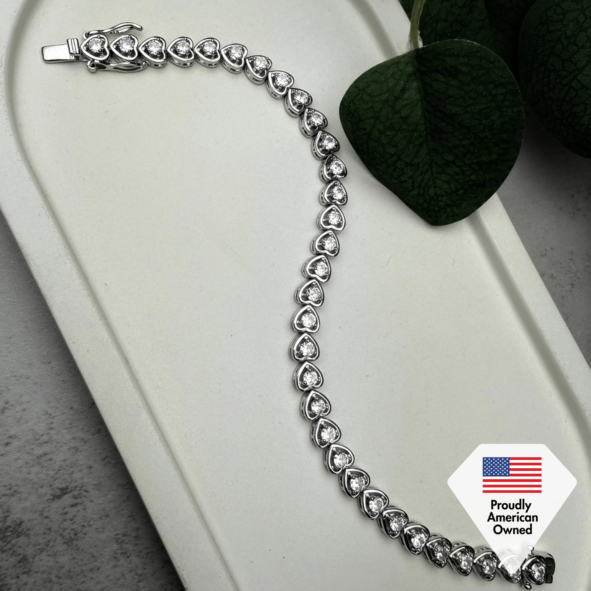 Cate & Chloe Rosalie 18K Gold Tennis Bracelet photo 8