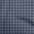 thumbnail image 1 of oneOone Velvet Blue Fabric Geometric Dress Material Fabric Print Fabric By The Yard 58 Inch Wide, 1 of 5