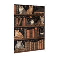 thumbnail image 2 of 500 pcs The Cat On The Bookshelf 500 Piece Vibrant Jigsaw Puzzle,Unique And Beautiful Design,Vintage Style Animal Art Wooden Puzzles,For Cat Lovers Gifts,Stunning Artwork,Stress Relieving Pleasure, 2 of 6