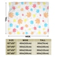 thumbnail image 3 of ZICANCN Anti-Pilling Flannel Bed Throw Blankets Autumn Maple Leaf Pattern , Couch Ultra Soft Micro Fleece Sofa Bed Camping Travel Blanket for Adults 80"x60", 3 of 8