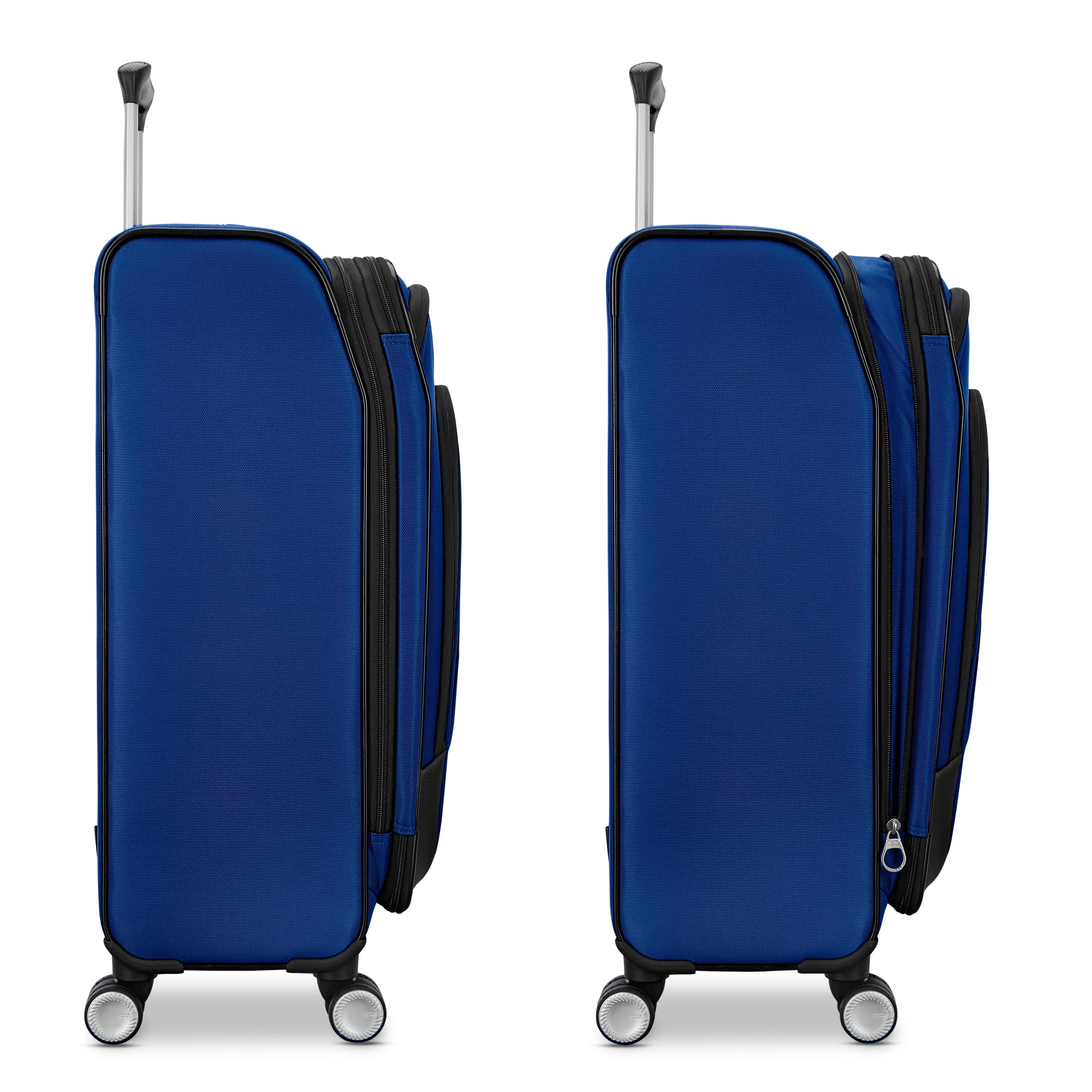 American Tourister 4 Kix 3.0 Softside Carry on Spinner Suitcase - Sapphire Blue