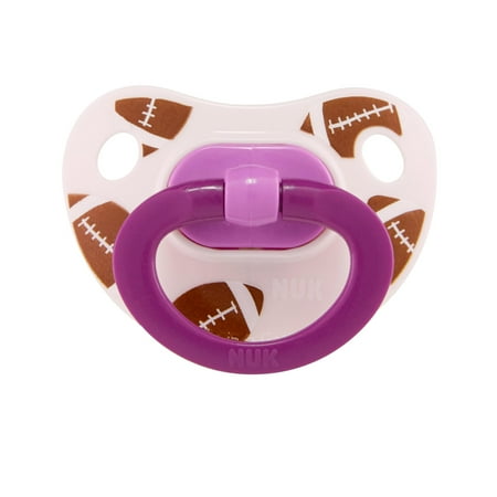 NUK Sports Orthodontic Pacifiers, Girl, 6-18 Months, 2-Pack
