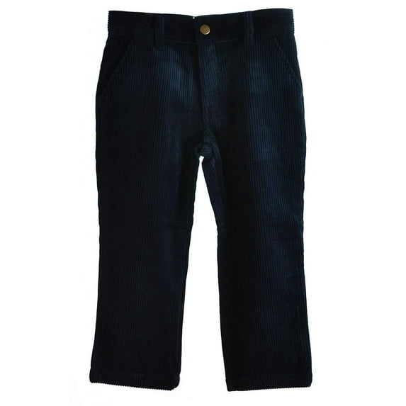 AllNavyBoysStraight cut Corduroy pants with flat front (Available in 3 colors) - Navy - 5-Years