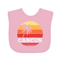 Inktastic Cancun Mexico Vacation Trip Boys or Girls Baby Bib