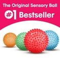 thumbnail image 3 of Edushape The Original Sensory Balls for Baby 7-Inch Transparent - Red, 3 of 7