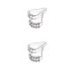 thumbnail image 2 of Monstrate 12 Pieces Metal Shower Curtain Ring Replacement 5 Bathroom Noise Cloth Low Duty Hanger Heavy Bead Towel Accessories Hook 1 PC 2Conjunto, 2 of 6