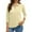 Beige #002, variant on Women's Polo Shirt 3/4 Sleeve Tops Collared Button Down Golf Tee Casual Work T Shirt Mint Green XL