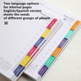 thumbnail image 4 of Back to School Supplies 365 Day Planner Schedule Planner For Efficiency Time Management New Year Gift Back To School Gift Contains PU Leather Calendar Flat Writing, 4 of 8