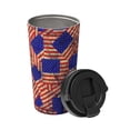 thumbnail image 2 of Logiee Vintage USA Flag Print Stainless Steel Coffee Tumbler, Travel Coffee Mug, Insulated Coffee Mug with Lid, Spill Proof Coffee Cup, Portable Thermal Mug, 2 of 8