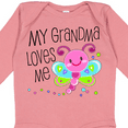 thumbnail image 4 of Inktastic My Grandma Loves Me Cute Dragonfly Boys or Girls Long Sleeve Baby Bodysuit, 4 of 5