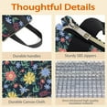 thumbnail image 2 of Small Womens Lunch Bag Floral Portable Soft Cooler Bags Reusable Lunch Bag for Women Work Picnic Insulated Traveling Lunch Box with Silver Insulated Interior Lining and Storage Pocket, 2 of 3
