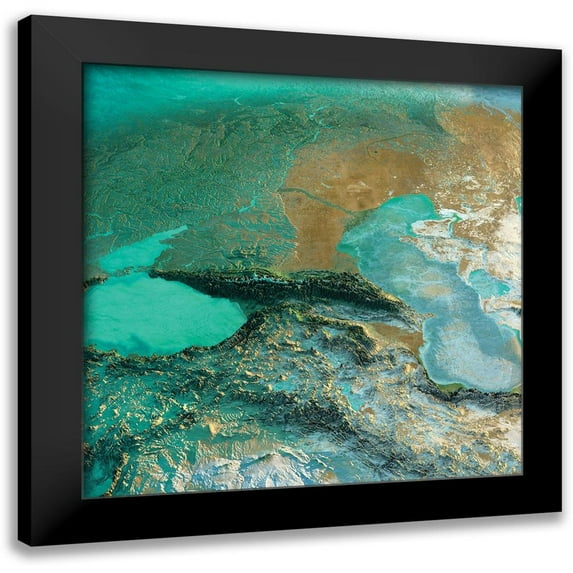 Sophie 6 12x12 Black Modern Framed Museum Art Print Titled - Earthly Jewels