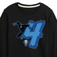 thumbnail image 3 of Marvel Black Panther - 4Th Birthday - Toddler And Youth Long Sleeve Graphic T-Shirt, 3 of 5