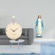 thumbnail image 2 of Reloj de pared,Reloj de pared decorativo para sala de estar,silencioso,Reloj de pared de madera con decoración moderna,Estatua católica,Estatua de la Virgen María Figura Colección Religiosa, 2 of 8