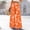 Orange women high waisted wide leg palazzo pants a1, variant on Cagogo Women's High Waisted Wide Leg Palazzo Pants Flowy Floral Summer Casual Long Trousers Beach Lounge Vacation Wear Fashion Clothes, Pink M