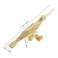 thumbnail image 2 of Minkissy cabinet knob bird shaped brass hardware for cabinets 1Set, 2 of 7