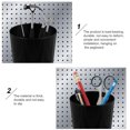 thumbnail image 4 of Set Pegboard Cups Pegboard Hooks Kit Hardwares Storage Holders (Silver), 4 of 6