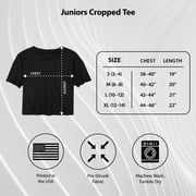 The Twilight Zone - White Logo - Juniors Cropped Graphic T-Shirt