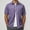 Purple, variant on Mens Button Down Short Sleeve Shirt Casual Regular Fit Soft Shirts Loose Solid Color Summer Daily Wear Grey Size L