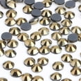 thumbnail image 2 of BEADSLAND Crystal Hotfix Rhinestone Piedra cortada a máquina 288 piezas/paquete (Aurum SS30/0.236 in), 2 of 4