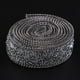thumbnail image 1 of Hotfix Crystal Rhinestone Applique Trim 20mm para vestido, disfraz, suministros de bricolaje gris Hugo Cystal Rhinestone Ribbon, 1 of 10
