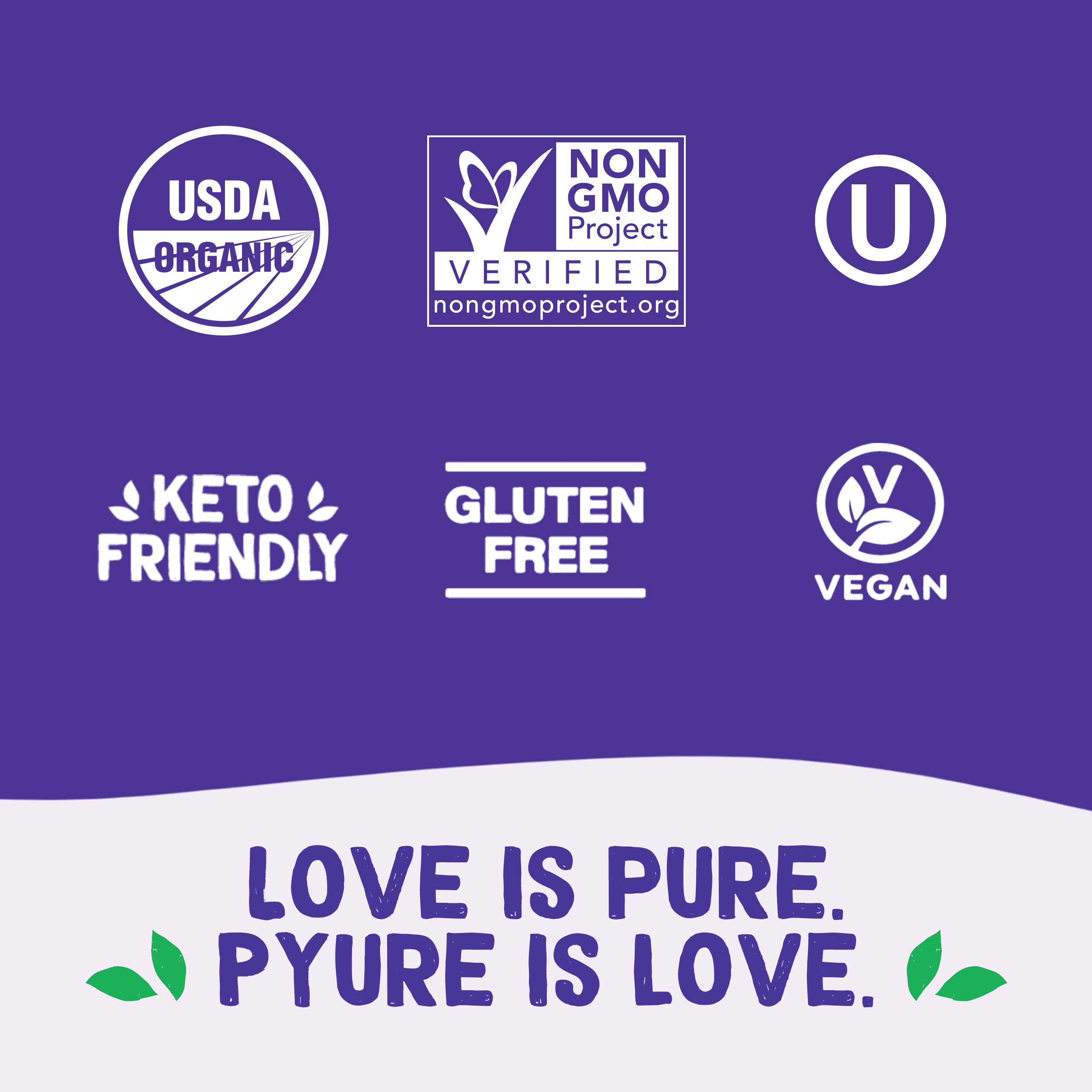 Pyure Organic Monk Fruit Sweetener | White Sugar Substitute for Baking, Coffee & Tea | Zero Carb, Zero Calorie, Keto, Plant-Based, Non-GMO, Gluten-Free, USDA Organic | 12 oz Granulated Blend