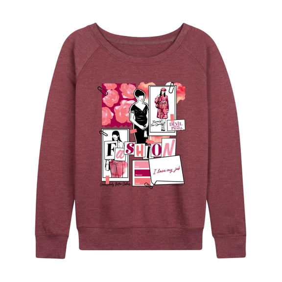 The Devil Wears Prada - Fashion Sketchbook - Women's French Terry Long Sleeve Pullover
