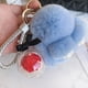 thumbnail image 3 of Llavero De Conejito, Colgante De Pompón Suave, Colgante Para Llave De Coche, Adorno Floral Eterno, Decoración De Animal Adorable, Idea De Regalo Única, Diseño De Bajo Mantenimiento, 3 of 8