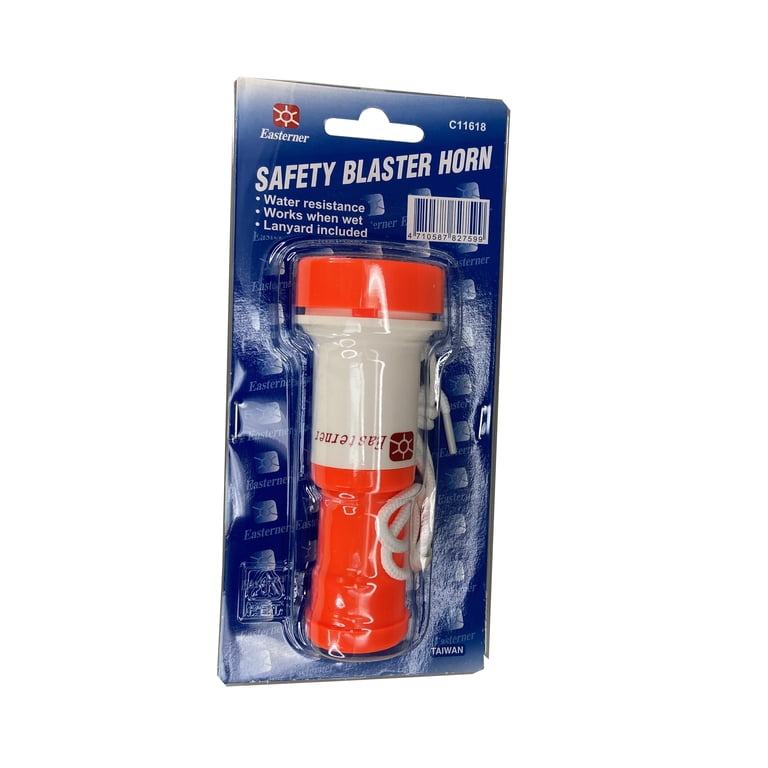 Marine Safety Horn - 115dB Loud Blaster, Orange ABS Plastic, Floats, Mouth-Operated (USCG Approved) 6 thumbnail image