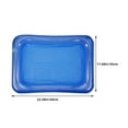 thumbnail image 2 of DINHEAROM Round Inflatable Swimming Pool Transparent Blue PVC 2Pcs 23.6X17.7X5.9In, 2 of 8