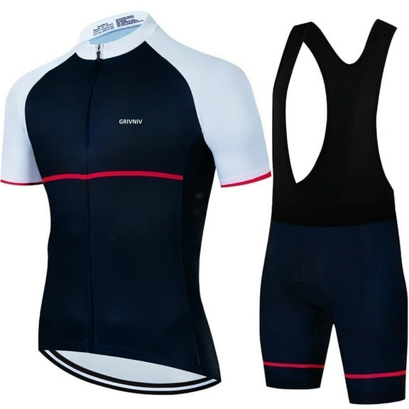 Men's Cycling Jersey Set Road Bicycle Clothing Cycling Shirt with Bib Pants