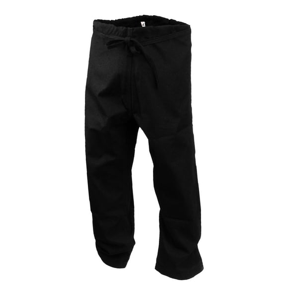 Karate Ultra Heavyweigh 14 OZ 100% Cotton Uniform Pants Only Preshrunk Martial Arts Black Gi Pants